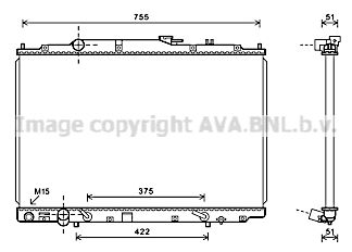 AVA QUALITY COOLING Radiators, Motora dzesēšanas sistēma HD2243